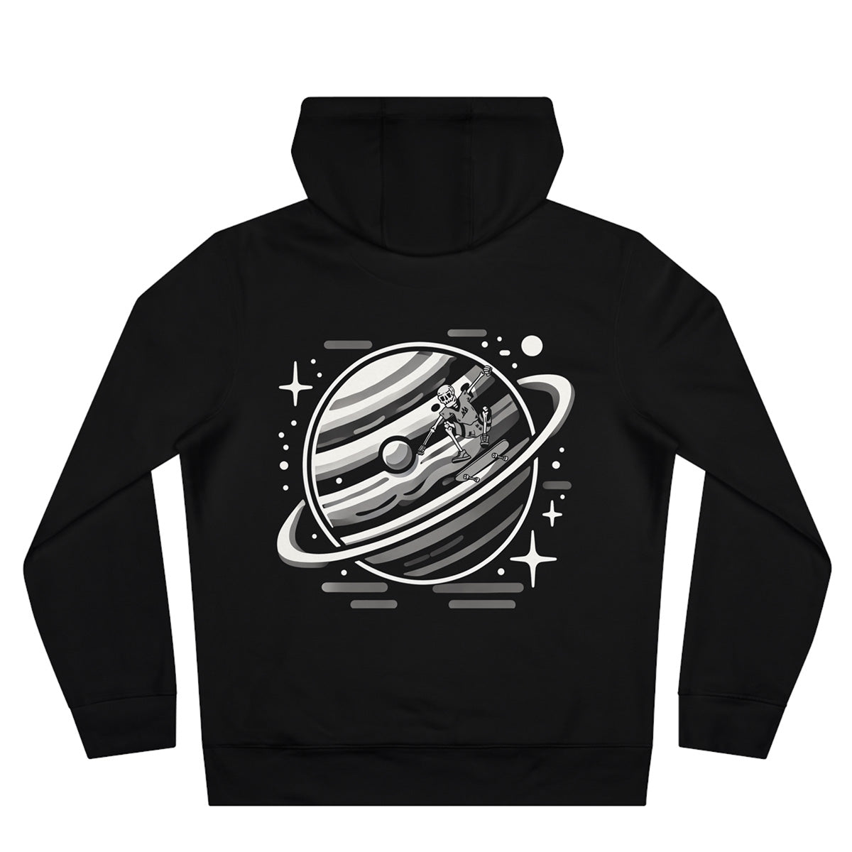 Signature Planetary Skater Hoodie | Black