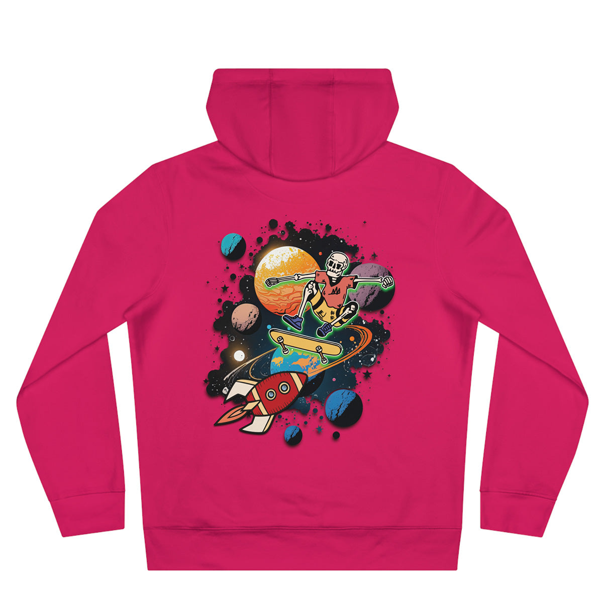 Space Skat'n Skeleton | Pink