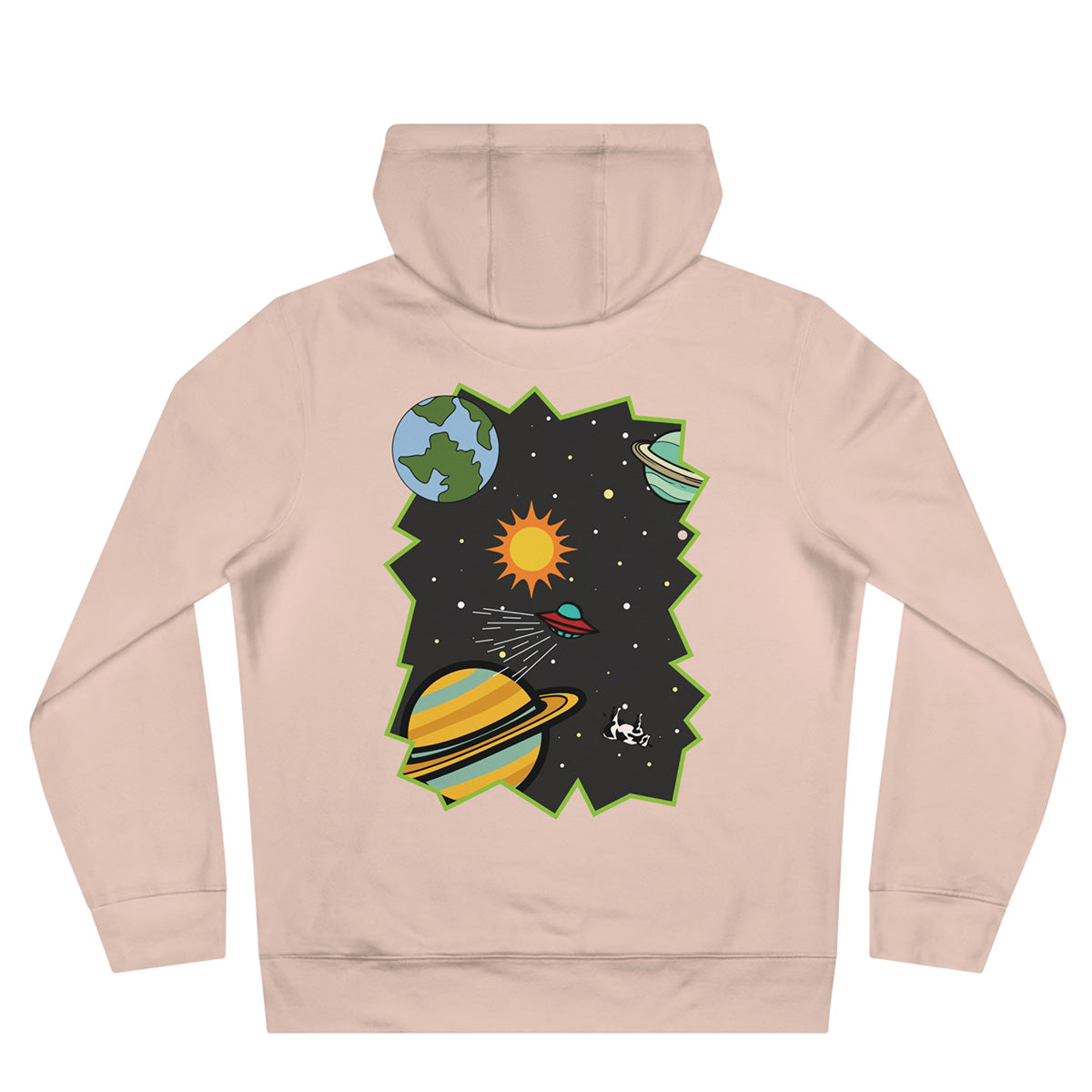 Portal to Space Hoodie | Soft Rose