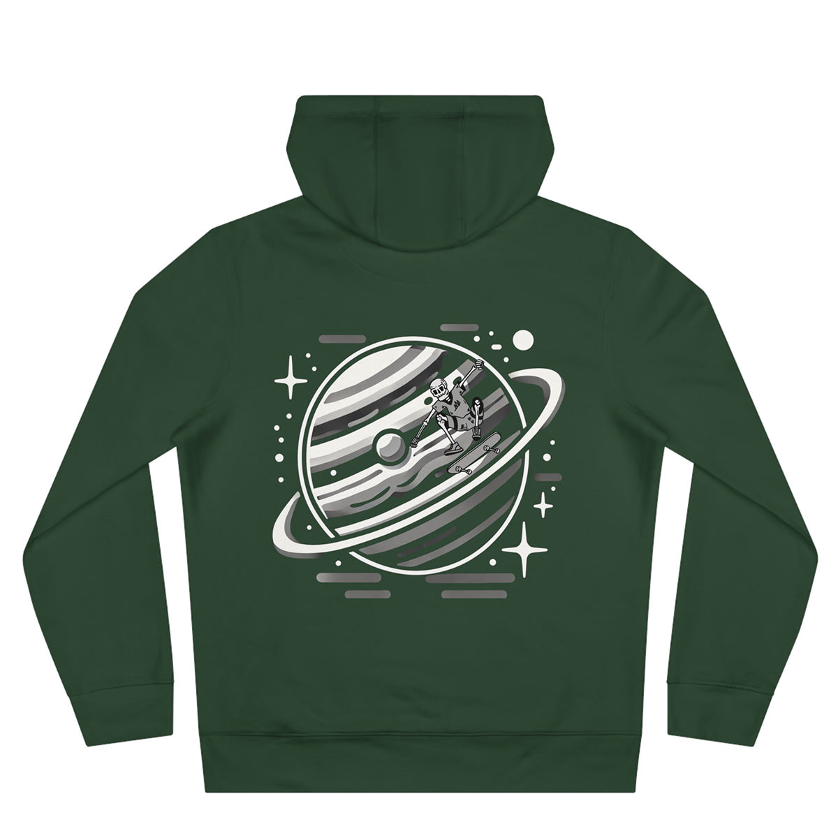 Signature Planetary Skater Hoodie | Dark Green