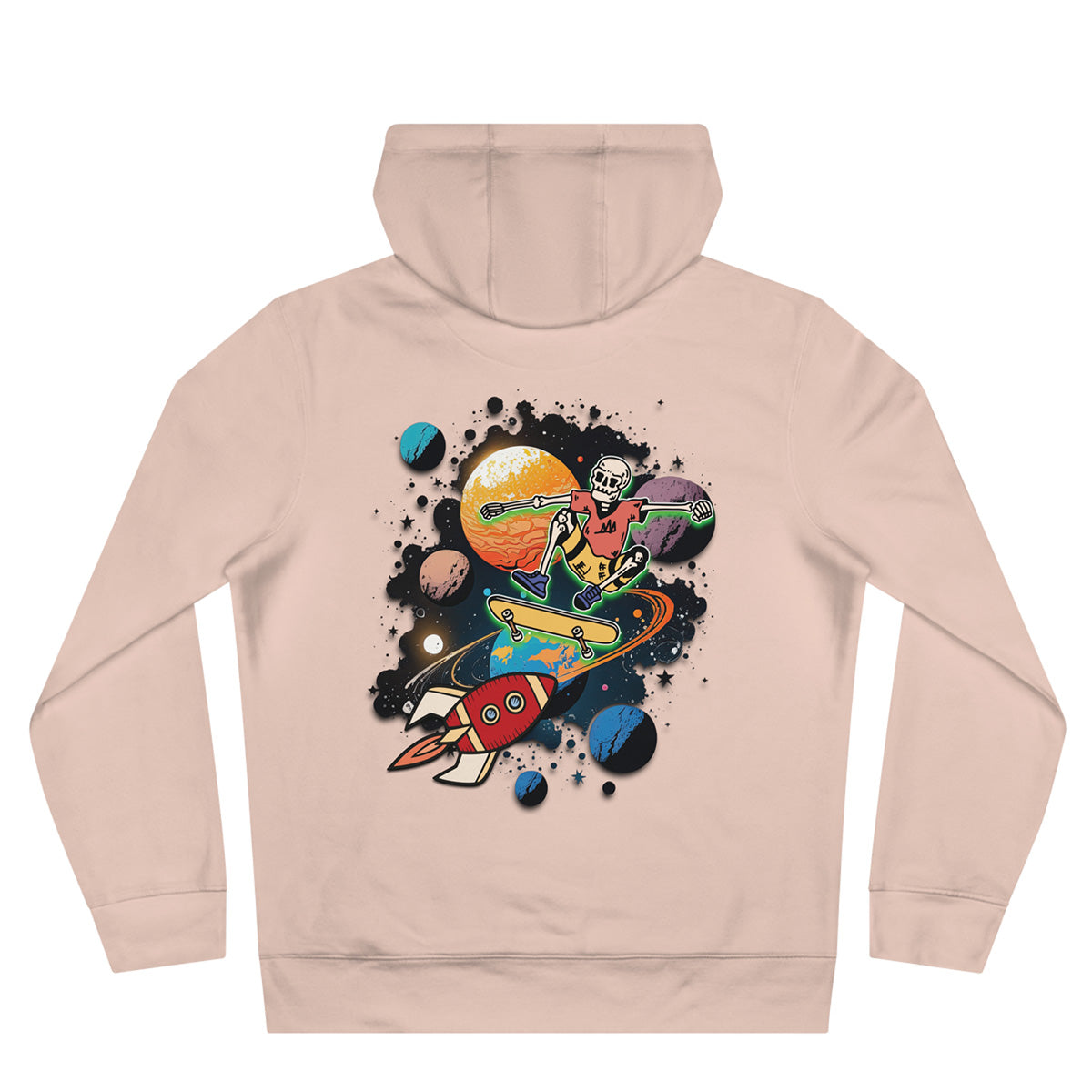 Space Skat'n Skeleton | Soft Rose