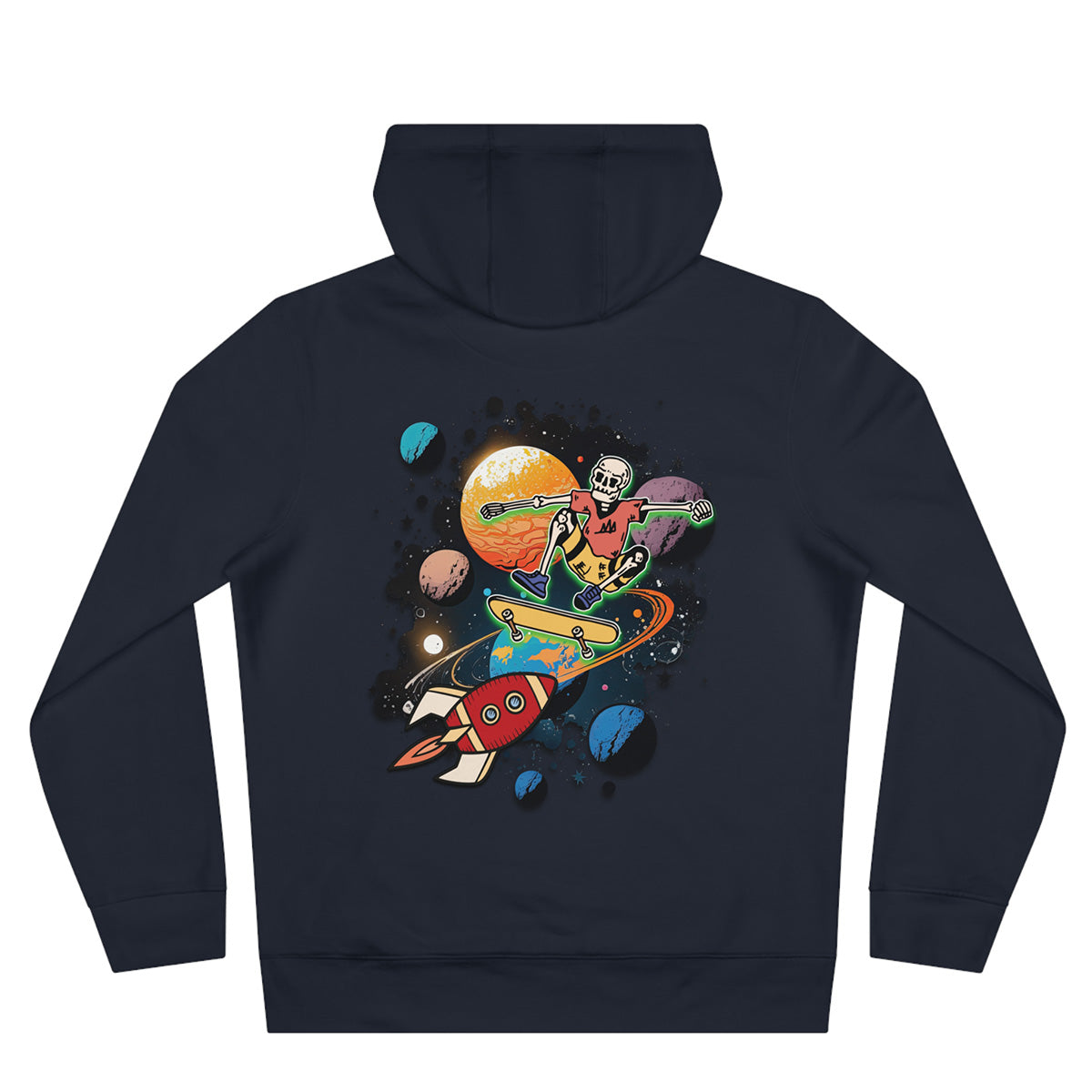 Space Skat'n Skeleton | Navy