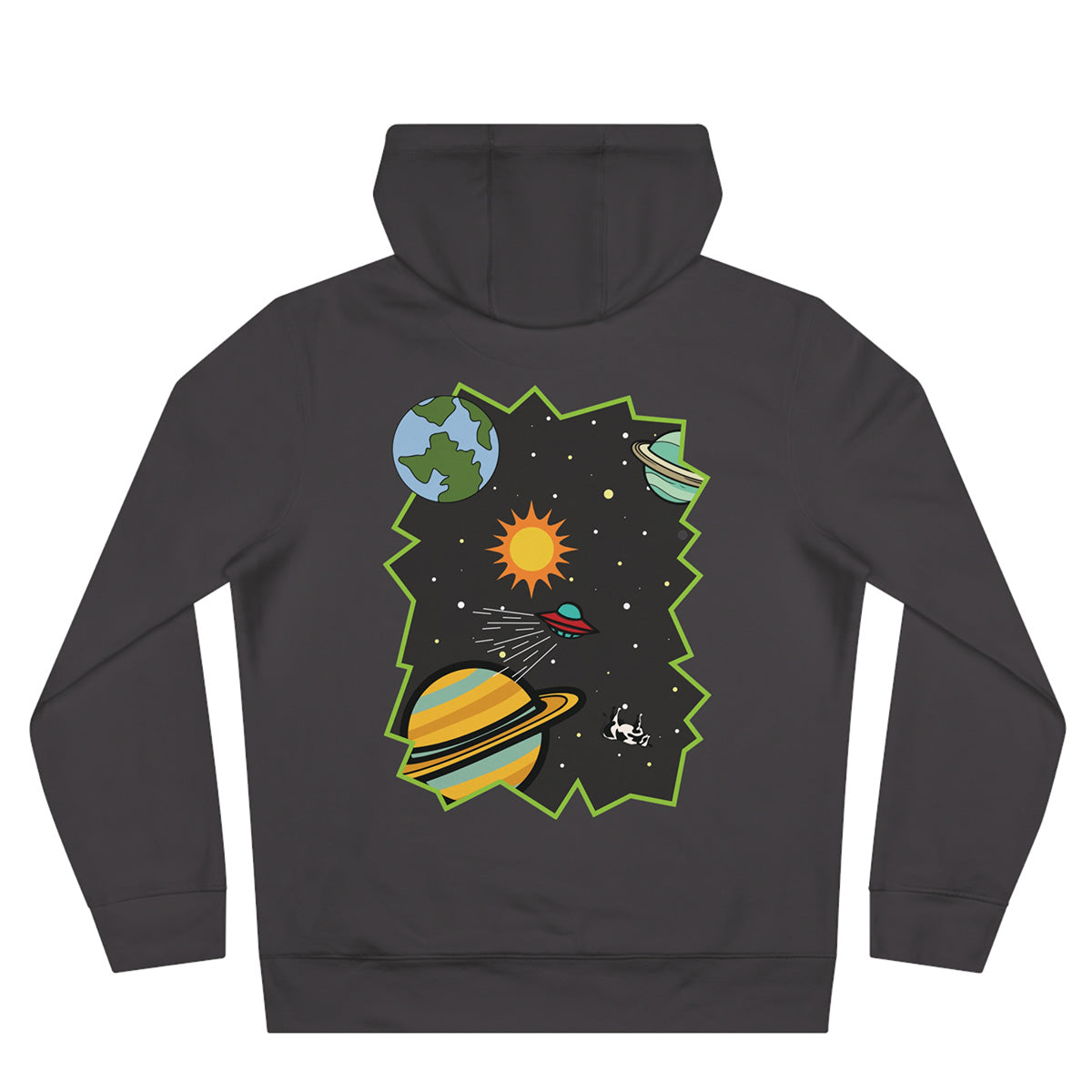 Portal to Space Hoodie | Dark Grey
