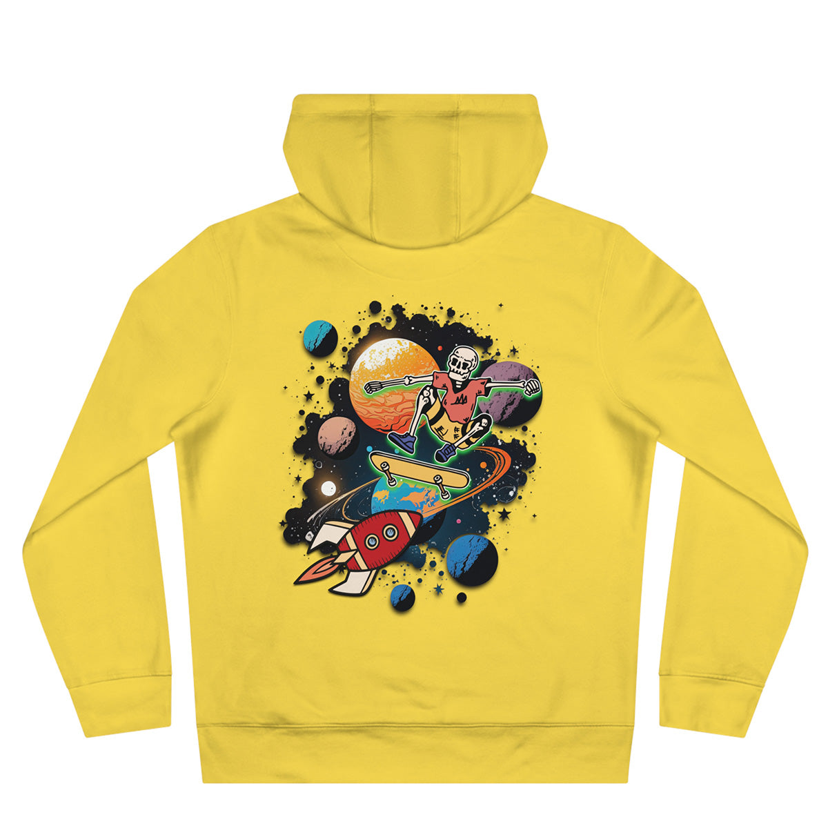Space Skat'n Skeleton | Yellow