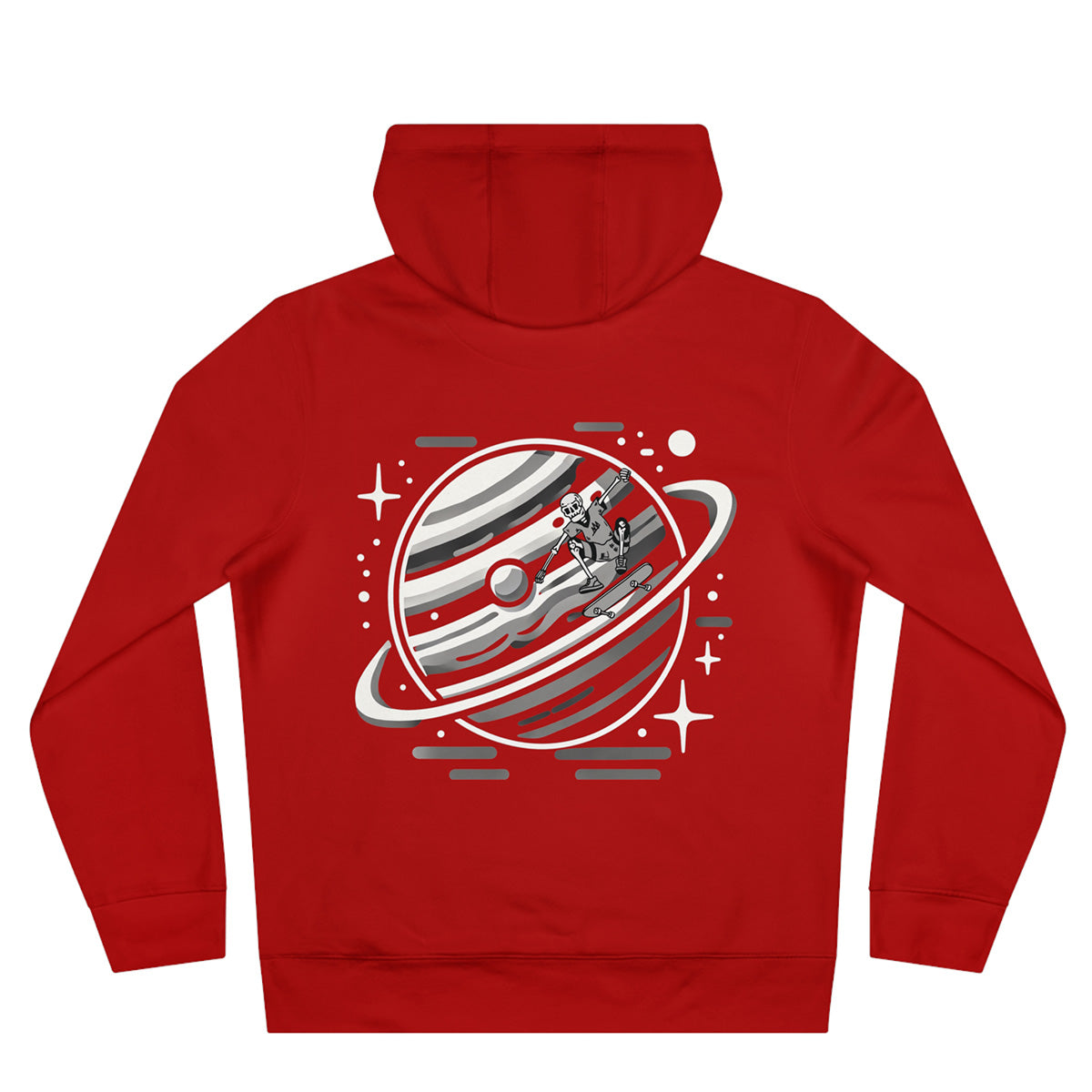 Signature Planetary Skater Hoodie | Red