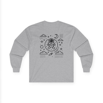 Ascending Astronaut Long sleeve | Light Grey