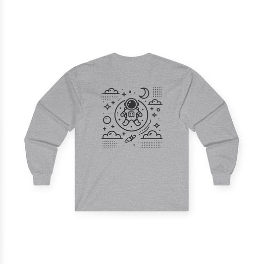 Ascending Astronaut Long sleeve | Light Grey